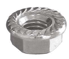 SATI - Dado esagonale con flangia zigrinata filettatura M8 BZF 2720502