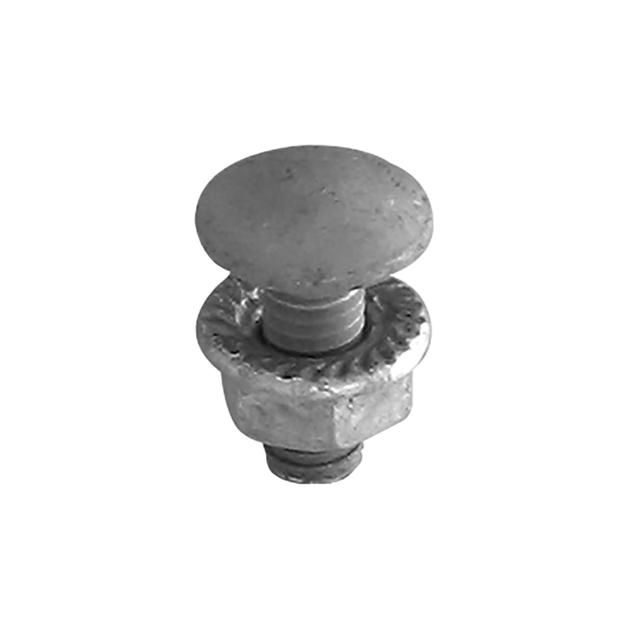 SATI - Vite a testa bombata con quadro sottotesta e dado flangiato filettatura M6x15 BZF 2720551