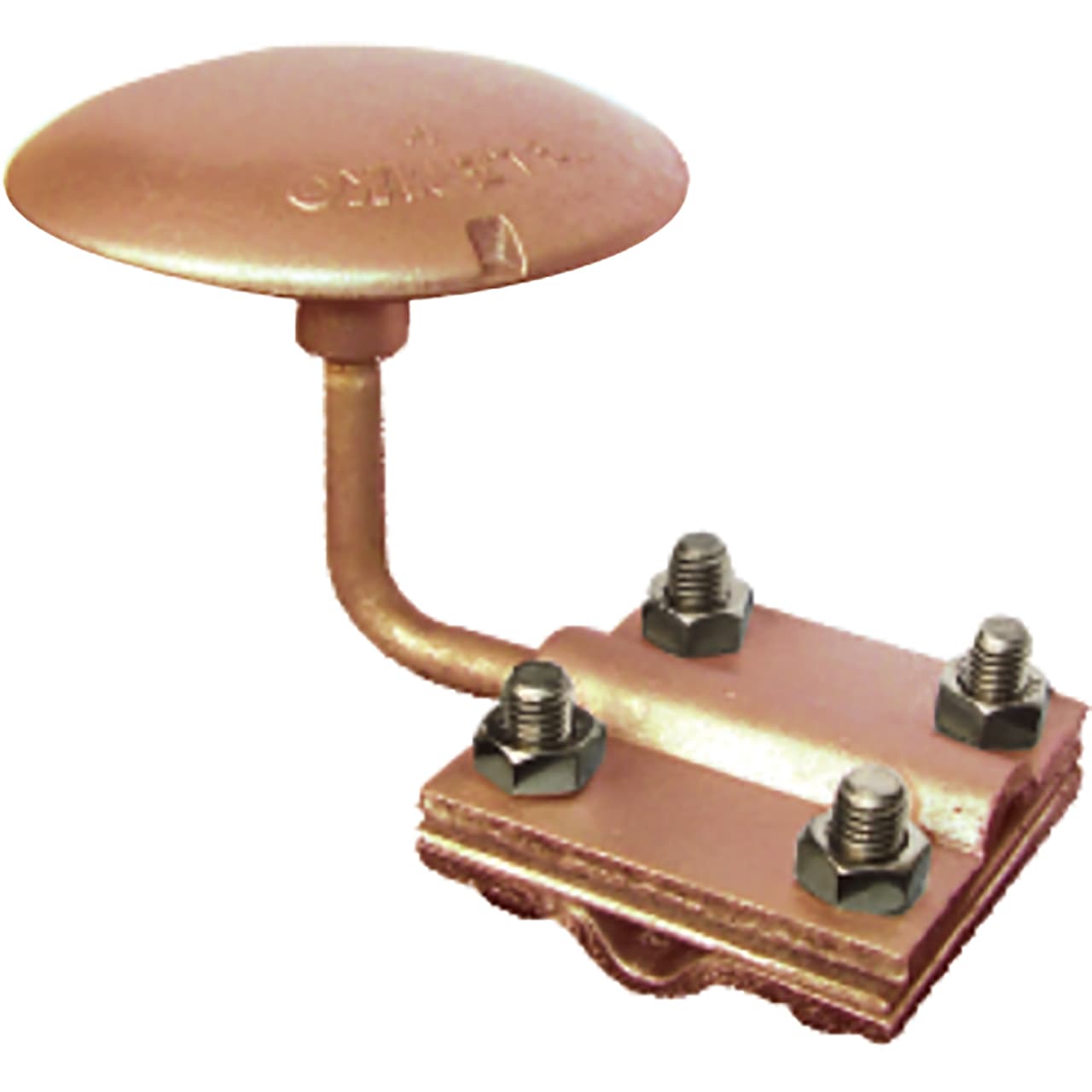 SATI - Fungo di captazione in lega di rame per tetti e piani calpestabili e carrabili diametro 70 mm 3020260