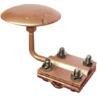 SATI - Fungo di captazione in lega di rame per tetti e piani calpestabili e carrabili diametro 70 mm 3020260