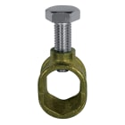 SATI - Morsetto in zamak pressofuso ramato bullone M10x20 per diametri 18-20 mm