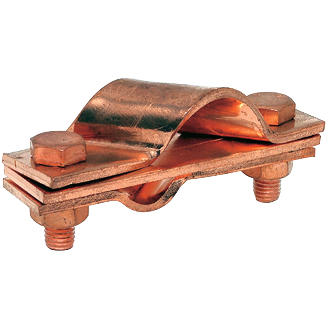 SATI - Morsetto passante in rame per dispersore diametro 16 mm