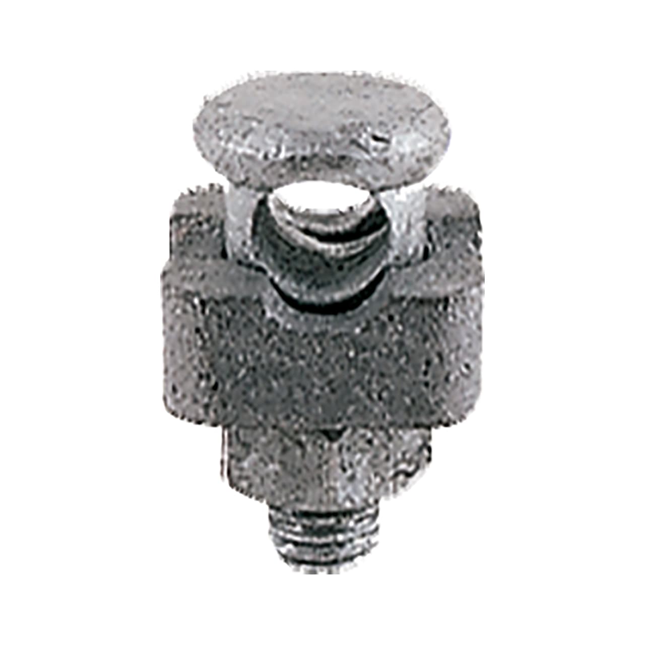 SATI - Morsetto terminale doppio a contatto in zamak per conduttori diametro 8 mm