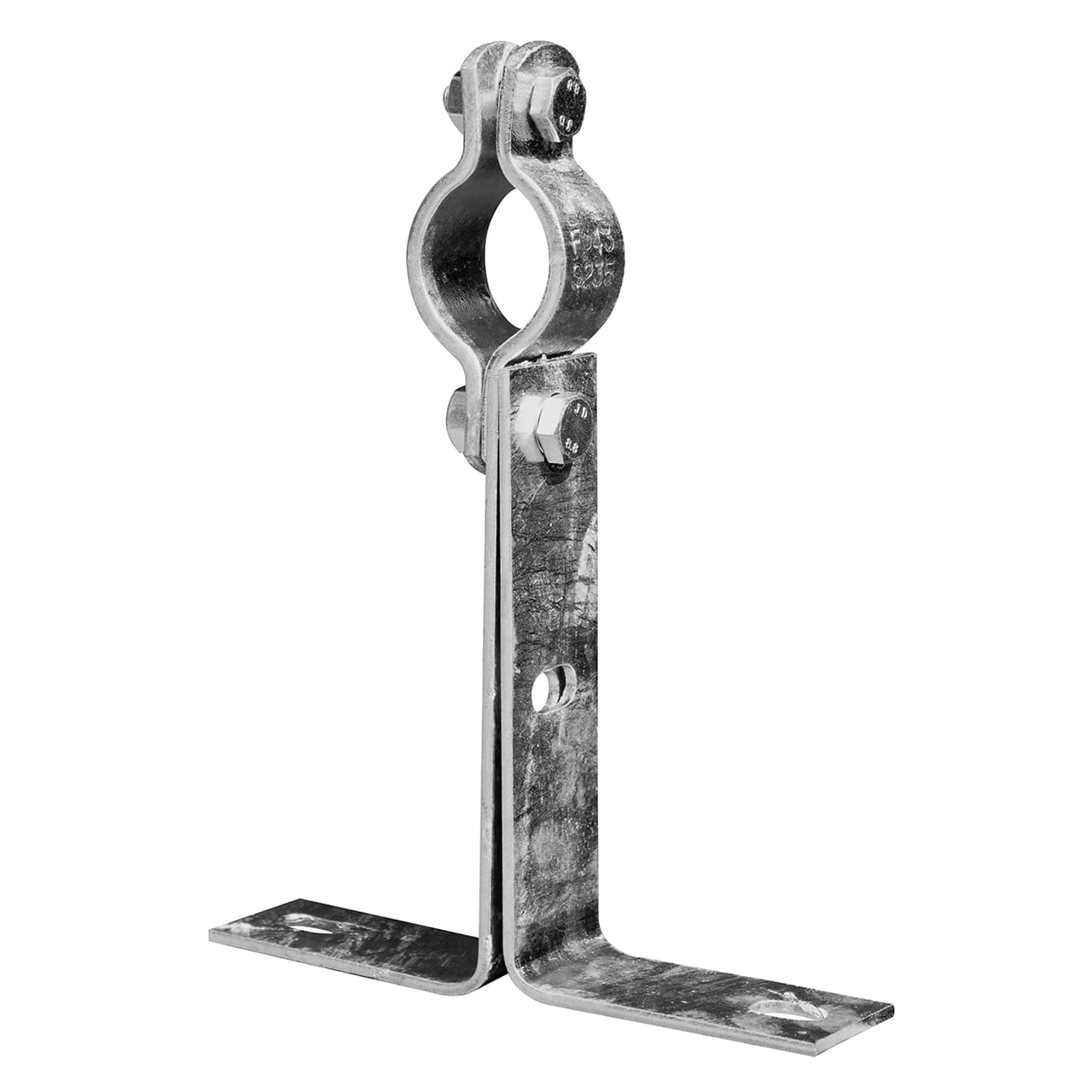 SATI - Supporto a parete per asta di captazione in acciaio zincato a caldo diametro 42 mm