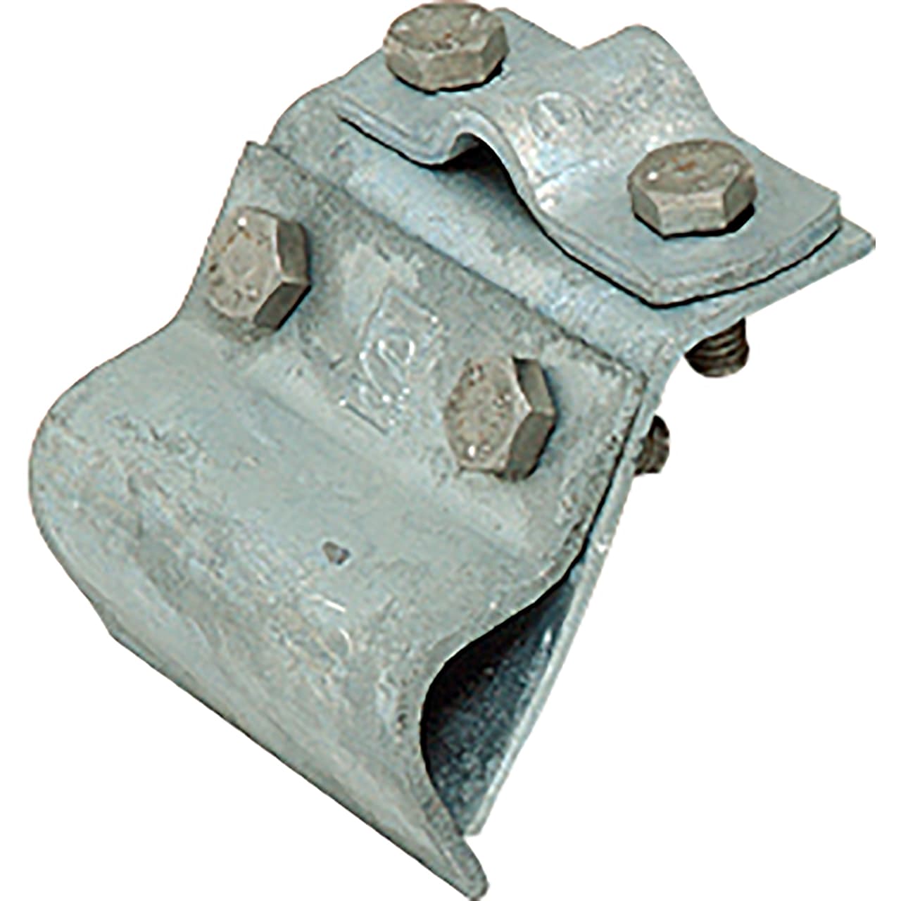 SATI - Supporto a morsetto per gronde in acciaio zincato a caldo per piatti 30 mm