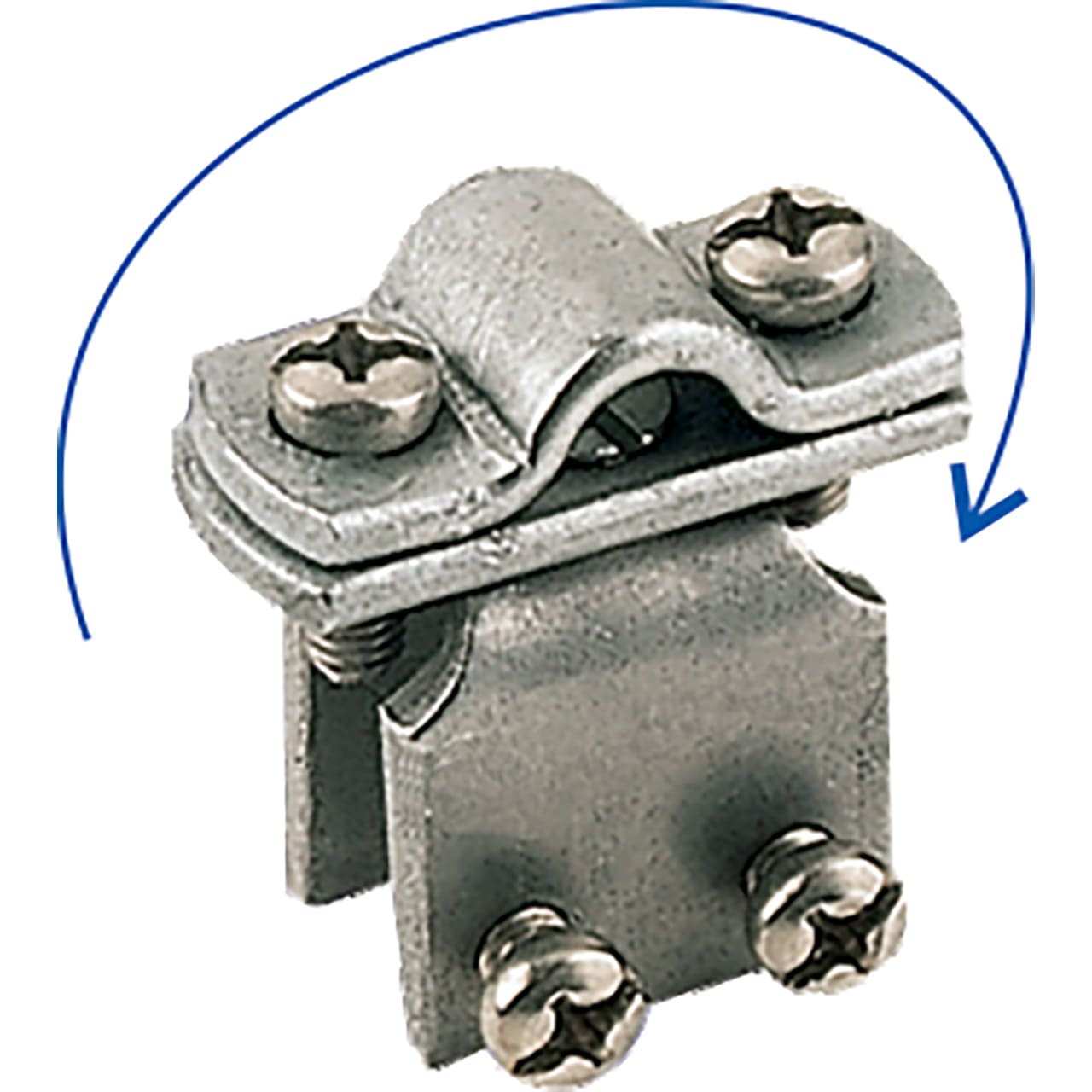 SATI - Morsetto orientabile per gronde e profili in rame per tondi diametro 8-10 mm 3111393