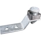 SATI - Supporto terminale in alluminio per fissaggio su corpo metallico conduttore diametro 8-10 mm