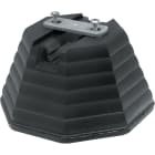 SATI - Supporto in cemento rivestito per tetti piani per tondo diametro 10 mm