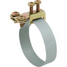 SATI - Fascetta in acciaio zincato lunghezza 400 mm per tubi diametro 4 pollici