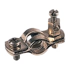 SATI - Collare in rame nichelato per tubo metallico diametro 44-49 mm