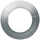 SATI - Listello piatto in acciaio zincato dimensioni 30x3 mm sezione 90 mmq rotolo lunghezza 77 mt