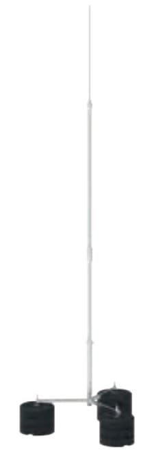 SATI - Asta di captazione 6 m con treppiede diametri 40-16 mm 6x base in cemento