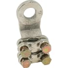 SATI - Capicorda a morsetto in ottone nichelato con 4 bulloni conduttore sezione 75 mmq