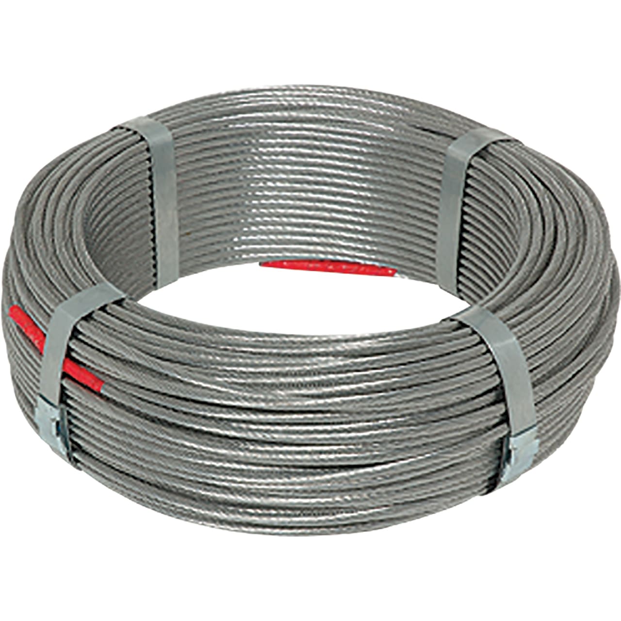 SATI - Fune metallica per posa con tesata e supporto diametro 4 mm matassa 100 mt