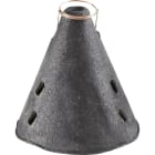 SATI - Coprifaretto conico per controsoffitto FF109 dimensioni 350x230 mm REI 120