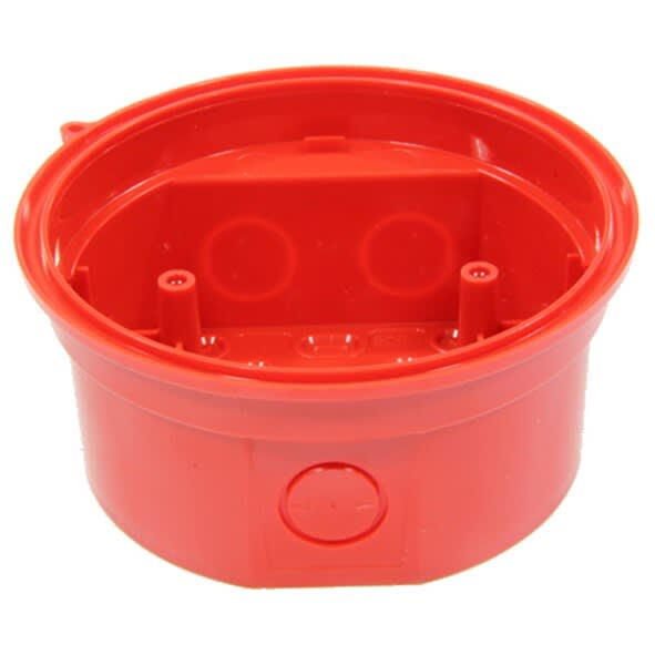 NOTIFIER - SIRENA INDIR BASE DA MURO PROFONDA ROSSA