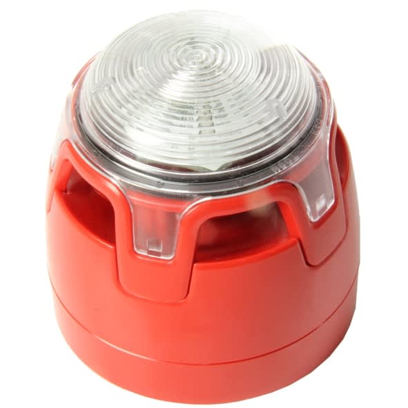 NOTIFIER - SIRENA/LAMP CONV. ROSSO LED BIANCO CWSS-RW-S5