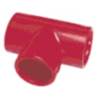 NOTIFIER - RACCORDO T IN ABS ROSSO PER TUBI DA 21MM