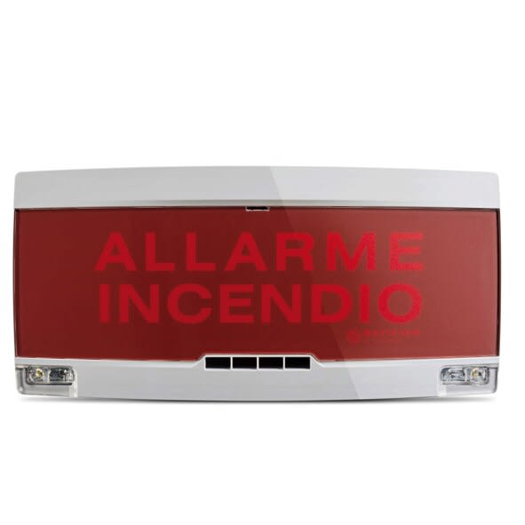 NOTIFIER - COVER PER PAN1-PLUS GIALLO FILM ROSSO