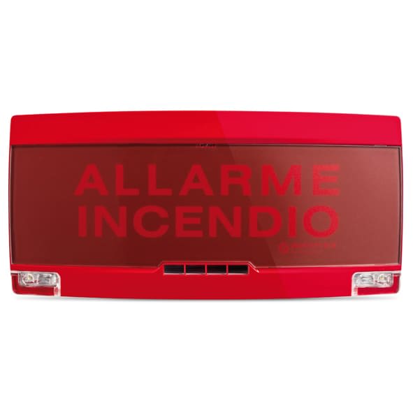 NOTIFIER - COVER PER PAN1-PLUS ROSSO FILM ROSSO FRONT-PAN1-PL-R