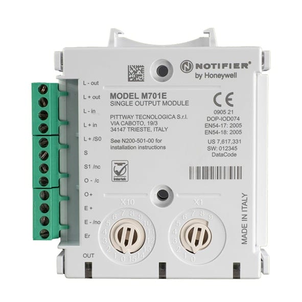NOTIFIER - SINGLE OUTPUT MODULE - NOTIFIER
