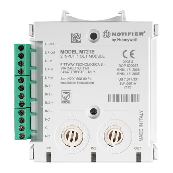 NOTIFIER - 2 INPUT 1 OUT MODULE - NOTIFIER M721E