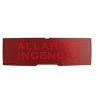 NOTIFIER - PELL.ALLARME INCENDIO FONDO ROSSO