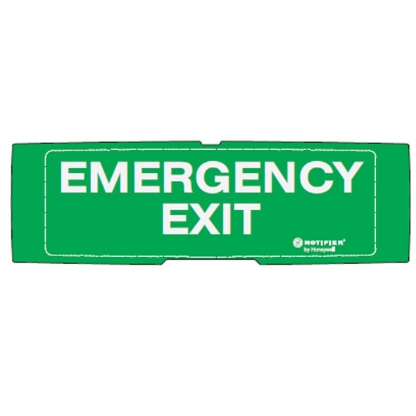NOTIFIER - PELL. EMERGENCY EXIT FONDO VERDE