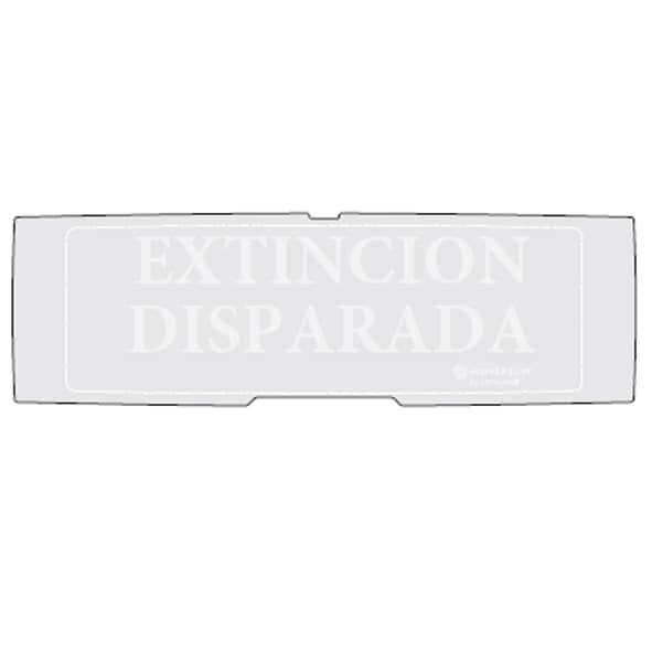 NOTIFIER - PELL. EXTINCION DISPARADA FONDO GRIGIO