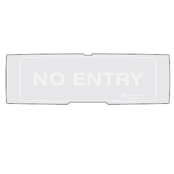 NOTIFIER - PELL.NO ENTRY FONDO GRIGIO