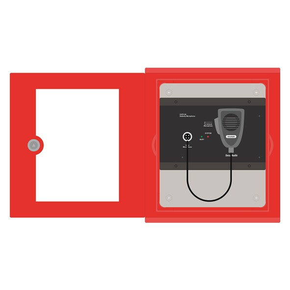 NOTIFIER - IP66 EMERGENCY MIC - AUDIONET