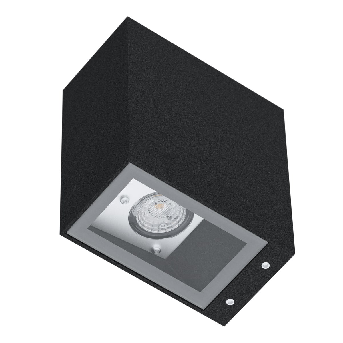 NOVALUX - DROP: PARETE LED 2X5W 3K GRI.ANT. IP54 104601.94