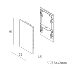 NOVALUX - LUCKY EVO B: COPPIA TESTATE CHIUSURA NER 100247.02
