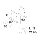 NOVALUX - LUCKY EVO C: COPPIA TESTATE BIANCHE 100650.01