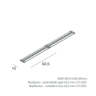 NOVALUX - STRIP LED 48V: 17W/M 4000K CRI90
