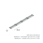NOVALUX - STRIP LED: 19,2W/M-24V-5M-3K CRI90