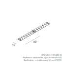 NOVALUX - STRIP LED: 14,4W/M-24V-5M-2.7K CRI 90
