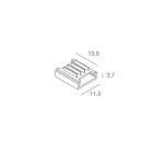 NOVALUX - strip led connettore 2 strip rgb 10 pezzi connettore strip strip lineare 10 pezzi