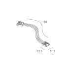 NOVALUX - STRIP LED: 2 CONNET. +CAVO RGB+W 10PZ