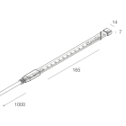 NOVALUX - STRIP LED 230VAC: 9,8W/M - 50M - 3K