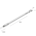 NOVALUX - STRIP LED 230VAC: 18W/M - 50M - 3K