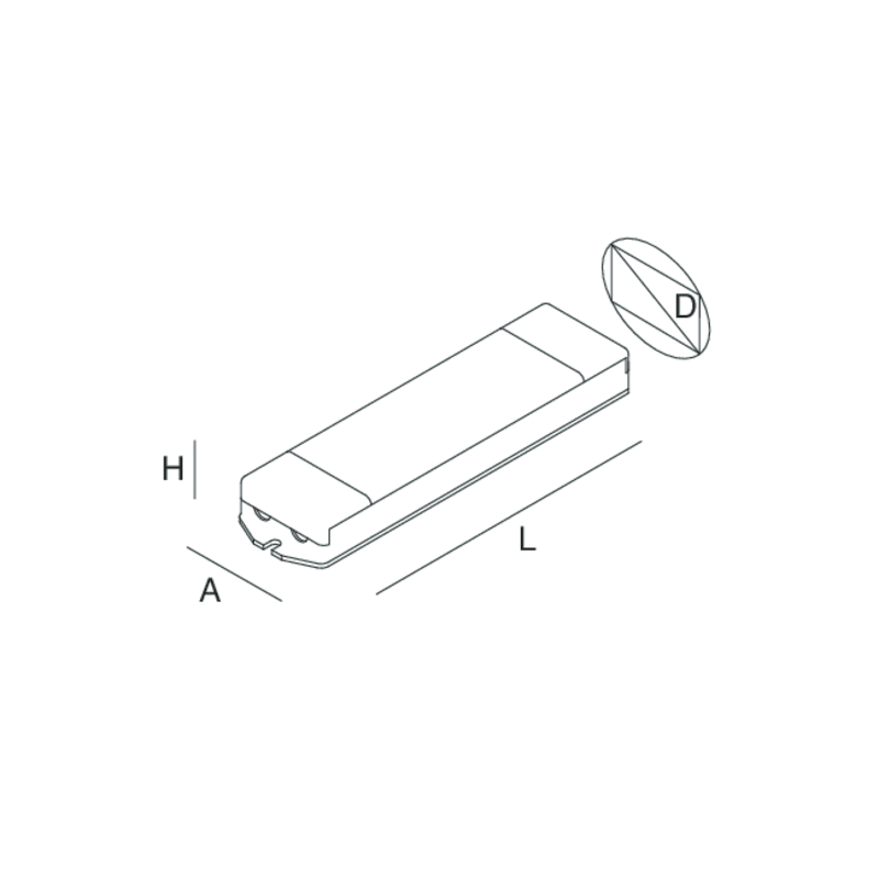 NOVALUX - INT.DIMM. DALI/PUSH/1-10 24/48V 144/288W
