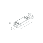 NOVALUX - ALIM. LED DALI/PUSH 24.5W/550MA 20-45V