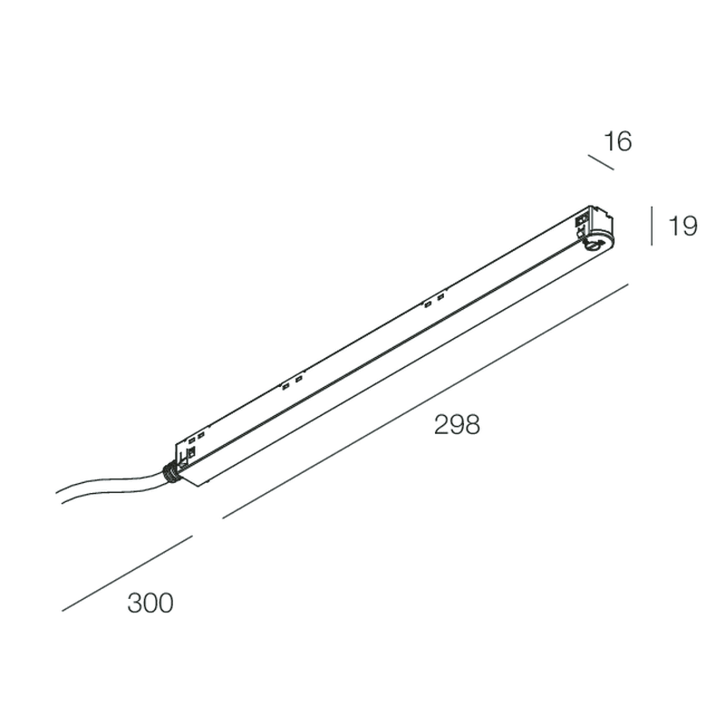 NOVALUX - alimentatore elettronico stabilizzato 48v 100w 220-240v 50/60 hz cavo 30 cm ne 101340.02