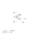 NOVALUX - L-16 SYS: ANGOLARE OPALE 305X305MM HYDRO