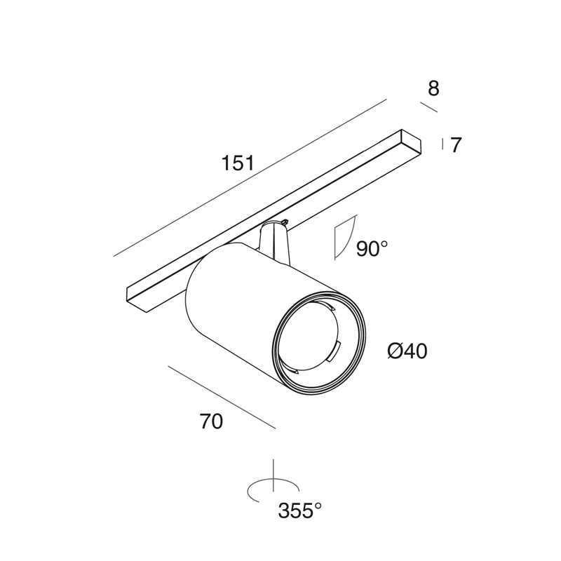 NOVALUX - L-16 SYS: MIR 5.3W 3K 40 CF