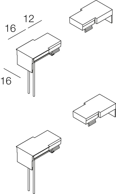 NOVALUX - L-16 SYS: K.ALIM/GIUN.ANG. NE (KIT D)