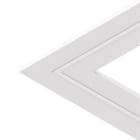 NOVALUX - L-16 evo: angolare opale 1+1m, profilo angolare 90° per strip led, tagliabile in opera, in cartongesso con profilo di alluminio integrato. Garanzia 5 anni.
