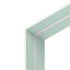 NOVALUX - L-16 evo: lineare op.parete-soffitto hydro, profilo angolare 90° per strip led, tagliabile in opera, cartongesso con alluminio integrato, garanzia 5 anni.