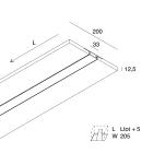 NOVALUX - L-33: LINEARE OPALE 2M